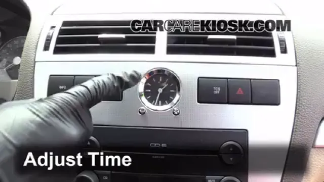 2006 Mercury Milan Premier 3.0L V6 Horloge Régler l'horloge